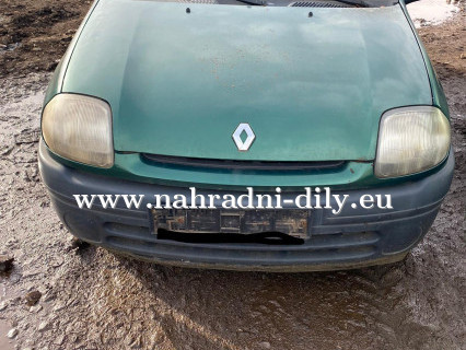 Renault Clio zelená na náhradní díly Pardubice / nahradni-dily.eu
